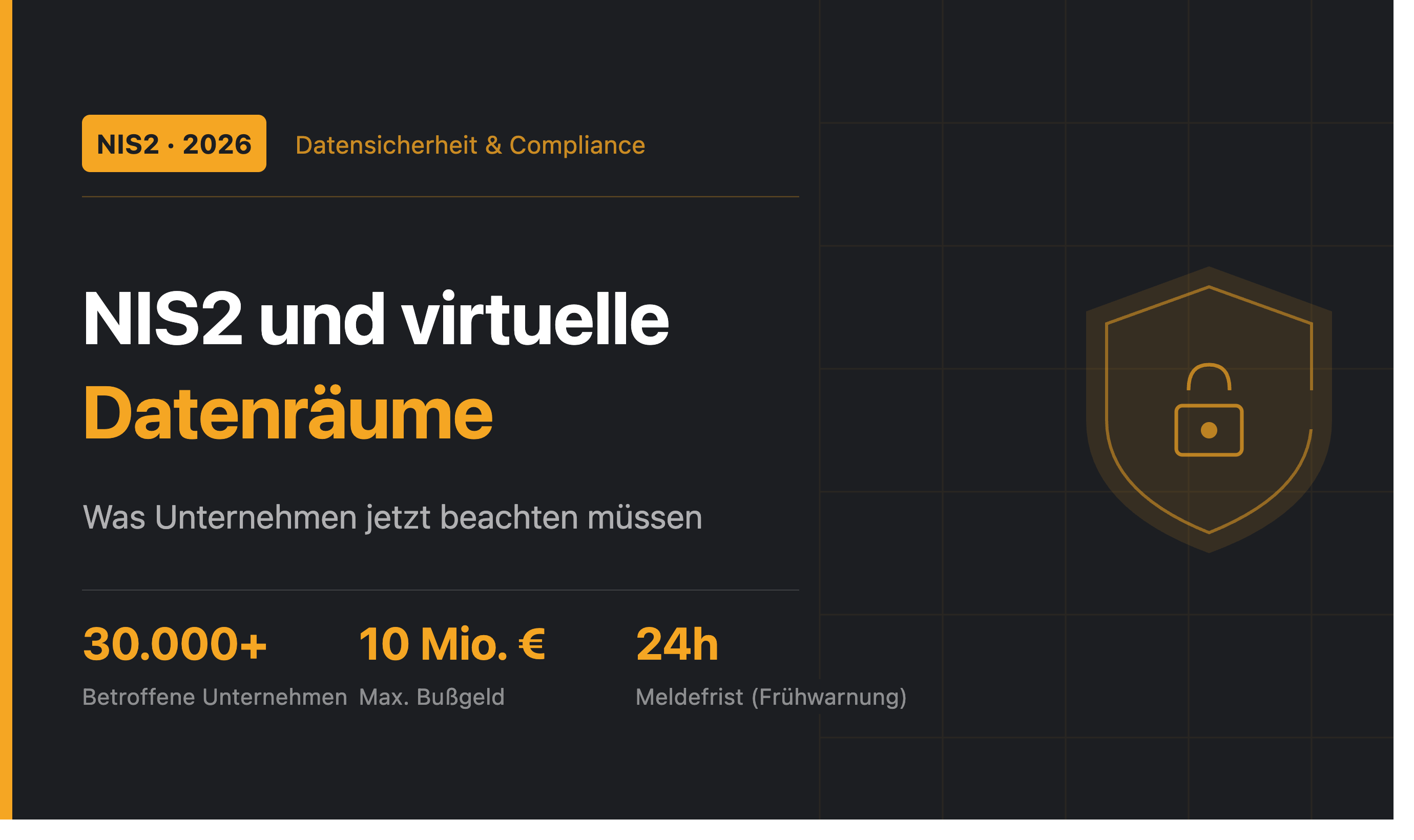 NIS2 und virtuelle Datenräume – Was Unternehmen beachten müssen
