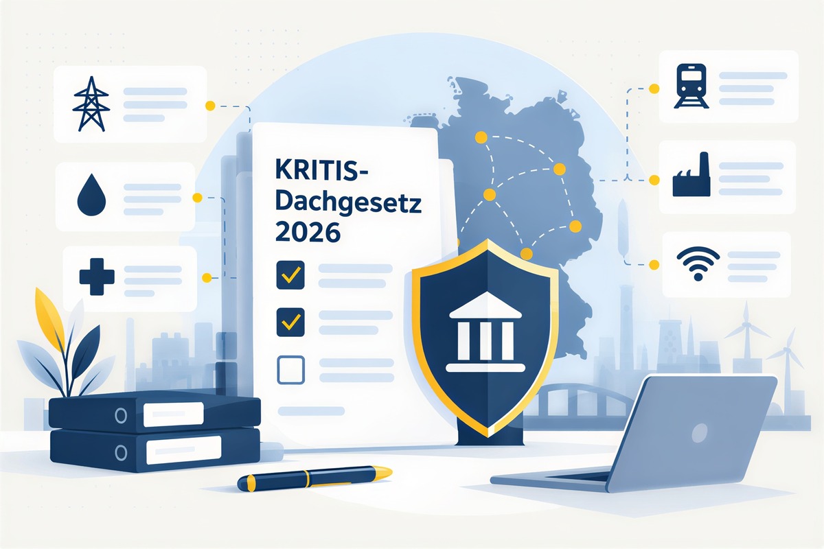 KRITIS-Dachgesetz 2026: Neue Anforderungen und Pflichten für Unternehmen in kritischen Sektoren